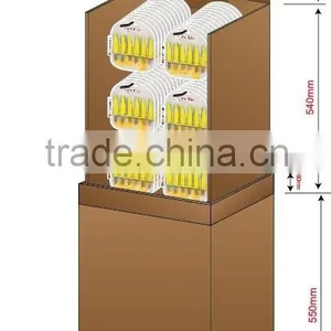 Paper Cardboard Peg Hook Display, Corrugated Paper Cardboard Hook Peg Display, Cardboard Peg Hook Display thumbnail-1