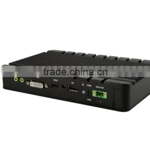 Intel Haswell Celeron 1.4GHz or 1.6GHz Duo Core CPU Fanless Industrial Mini Box PC NIS-896 Barebone System thumbnail-2