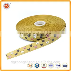 Manufacture Wholesale Silk Screen Printed Grosgrain Ribbons Silk Ribbons thumbnail-5