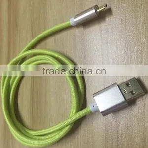 Pure Color Weaved USB Cable 104 Copper Lines Micro USB Cable Fast Charge Micro USB Data Cable thumbnail-4