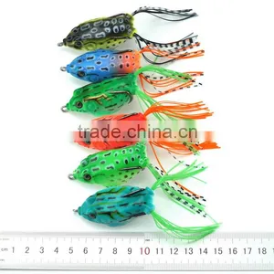 6pcs Fishing Lure 5.5CM 12.5G Topwater Wobblers Soft Artificial Bait thumbnail-2