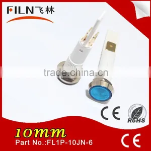 Dia 10mm High Light Red Bidirectional 12v Led Pilot Lamp thumbnail-1