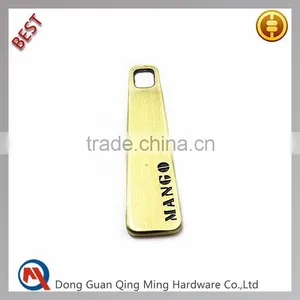 Bag Parts Custom Logo Metal Zipper Puller Sliders thumbnail-1