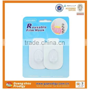 2015 Self-adhesive Reusable Film Packaging Plastic Hook thumbnail-3