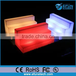 Led Bar Furniture Rgb Color Led Wine Display Shelf,plastic Led Wine Stand thumbnail-1