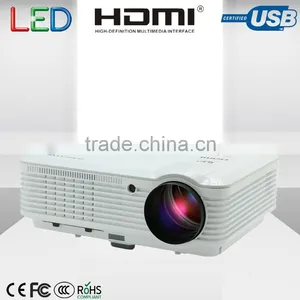LED LCD Projector Full HD Support 1080P 4500 Lumens 1280x800 Native With Speakers thumbnail-1