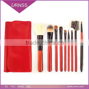 8 Pcs New Products Korea Style Wholesale Chinese Red Makeup Brush thumbnail-3