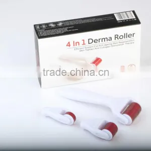CE Quality 4 in 1 Derma Roller Stainless Steel Titanium Derma Roller for Beauty Skin Care thumbnail-1