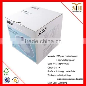 Cardboard White LED Lamp Box thumbnail-1