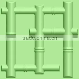 High Quality Polyurethane Moulding 401006 Cheap Home Dcor of PVC 3D Wall Panel thumbnail-2