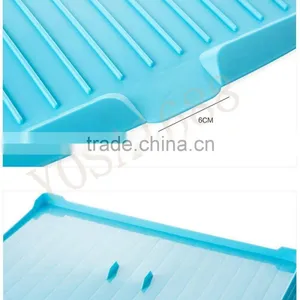 Plastic Storage Rack Over The Sink Saddle Organizer Shelf Kitchen Bath Gadgets thumbnail-6