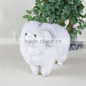 Wholesale Plush Life Size Goat Outdoor Animated Christmas Decorations, Plastic Animals Garden Decoration thumbnail-5