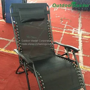 Patio Reclining Garden Pool Folding Oversized Beach Lounge Chair thumbnail-3