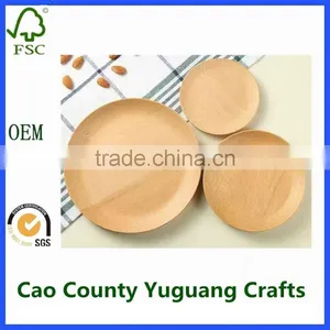 Round Wooden Pizza Trays Pizza Slice Tray thumbnail-1