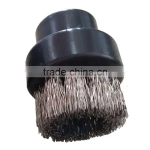 Brass Wire Mini Hair Brush With Plastic Handle thumbnail-5
