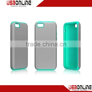 Seal Combination Sets PC + Silicone White and Blue Case for Iphone5c/5s thumbnail-1