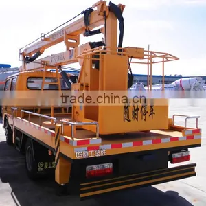 4x2 Dongfeng Double Cab Overhead Working Truck thumbnail-4