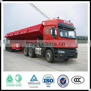 HYVA Hydraulic Lifting Cylinder 3axle Tipping Trailer for Sale thumbnail-1