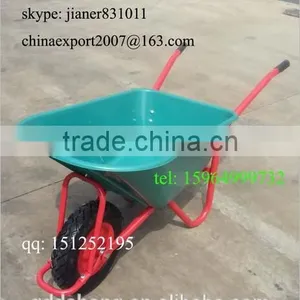 Plastic Garden Wheelbarrow ,Plastic Concrete Wheel Barrow With PU Wheel 4.00-8 thumbnail-3