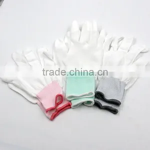 High Quality Cleamroom Safety Gloves PU Knitted Nylon Anti-static Carbon Fiber Gloves thumbnail-1