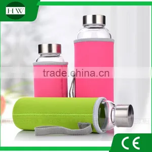 Transparent Glass Cup With Lid Seal Leak Resistant Glass Creative Portable Sports Cups Hot Resistant Glass Cup thumbnail-4