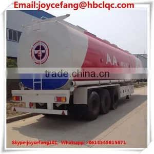 Crude Petroleum Oil Refineries Small Fuel Tank Trailer Aluminium Alloy Tank Semi-trailer thumbnail-4