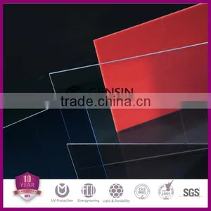 Grade A Material High Impact Resistance Transparent PC Material Polycarbonate Sound Barrier Panels thumbnail-1