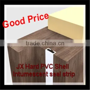 Graphite Based Hard Rubber Strip With Pvc Shell Fireproof Intumecsent Seal Strip With Adhesive thumbnail-1