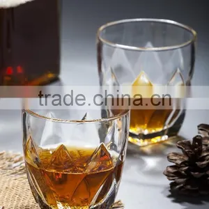 380ml Clear Glass Cup With Machine Made Lotus Pattern for Drinking thumbnail-4