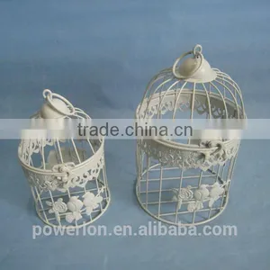 2014 New Birdcage Antique White Wedding Honeymoon Post Box Card Holder thumbnail-1