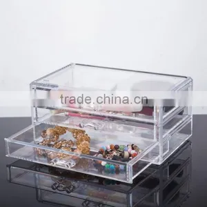 Three Layer Cosmetic Plastic Display Organizer Drawer thumbnail-1