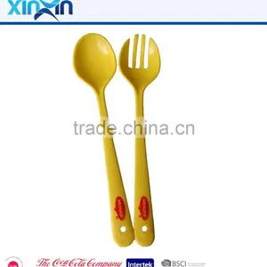Salad Fork and Spoon , Plastic Pasta Fork and Spoon Set , Spaghetti Food Fork thumbnail-1