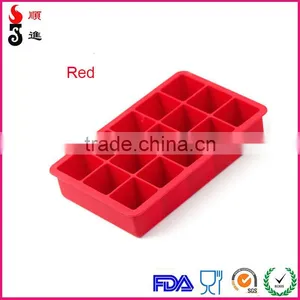 Wholesale Food Grade High Quality Silicone Square Ice Cube Container,Ice Cube Tray thumbnail-1