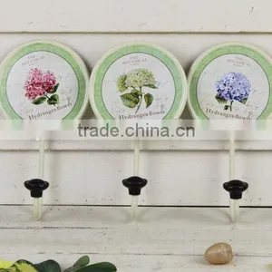 Hot Sale Paper Decal Metal Hanging Round Pot Hooks for Home Decor thumbnail-1