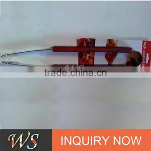 304stainless Ssteel With Wooden Handle Customized Bbq Sharing Steak Clip thumbnail-1