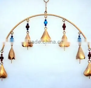 Christmas Half Round Gold Color Wall Door Bell Hangings thumbnail-1
