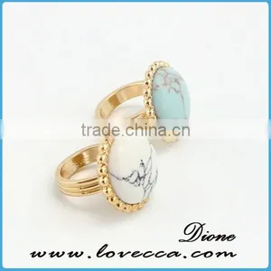 Cheap Fashion Wholesale Trendy Ladies Fashion Natural Gemstone Ring thumbnail-1