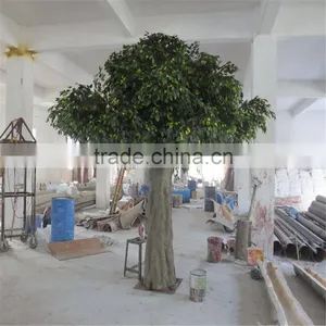 LXY081332 Factory Cheap Artificial Banyan Trees Plastic Ficus Bonsai Tree for Sale thumbnail-2