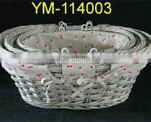 Handmade Willow Shopping Small Willow Baskets With Hands thumbnail-1