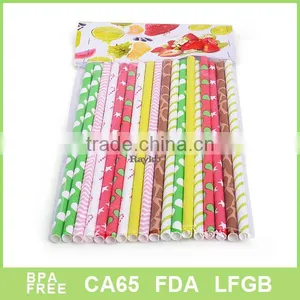 Colorful Paper Drinking Straw thumbnail-1