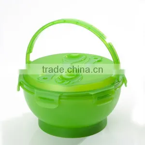 Salad Bowl With Cooling Pack and Carry Handle /Salad Bowl to go With Cooling Pack thumbnail-2