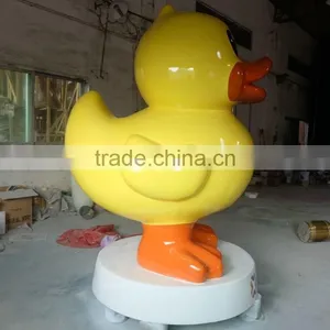 Outdoor FRP Duck Mascot Sculpture thumbnail-5