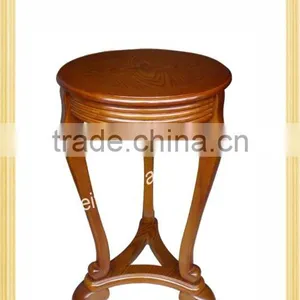 Solid Wood Wooden Console Round Coffee Table thumbnail-2