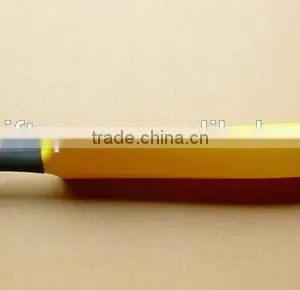 Best Sale Thick Edge Custom Logo Cheap Price Wood Tennis Ball Cricket Bat in Black Grips for Sale Made in China thumbnail-1