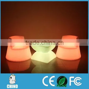Lighted up Led Bar Table Cocktail Table for Party Event Use thumbnail-3
