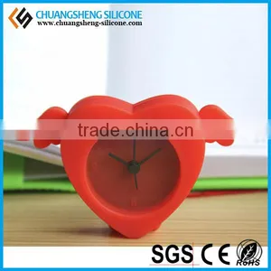Wholesale Various Shape Candy Color Silicone Cover Electronic Clock thumbnail-4