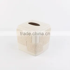 Cream-colored Elegant Hand-painted Ceramic Bathroom Accessories Home Decoration thumbnail-3
