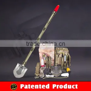 Emergency Tool to Break Car Window/ Self-driving Emergency Tools and Equipment/ Multifunction Shovel With Waring Light thumbnail-1