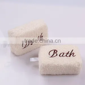 Wholesale Cuboid Exfoliating Loofah Pads Spa and Shower Body Bath Scrubber Sponge thumbnail-1
