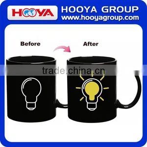 High Technology Heat Temperature Buld Design Color Change Ceramic Mug thumbnail-1